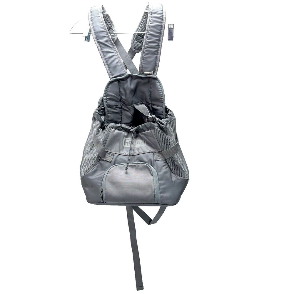 Outward Hound Backpack Gray Animal Dog Carrier Pet Gear  for Small Pet Cats Dogs